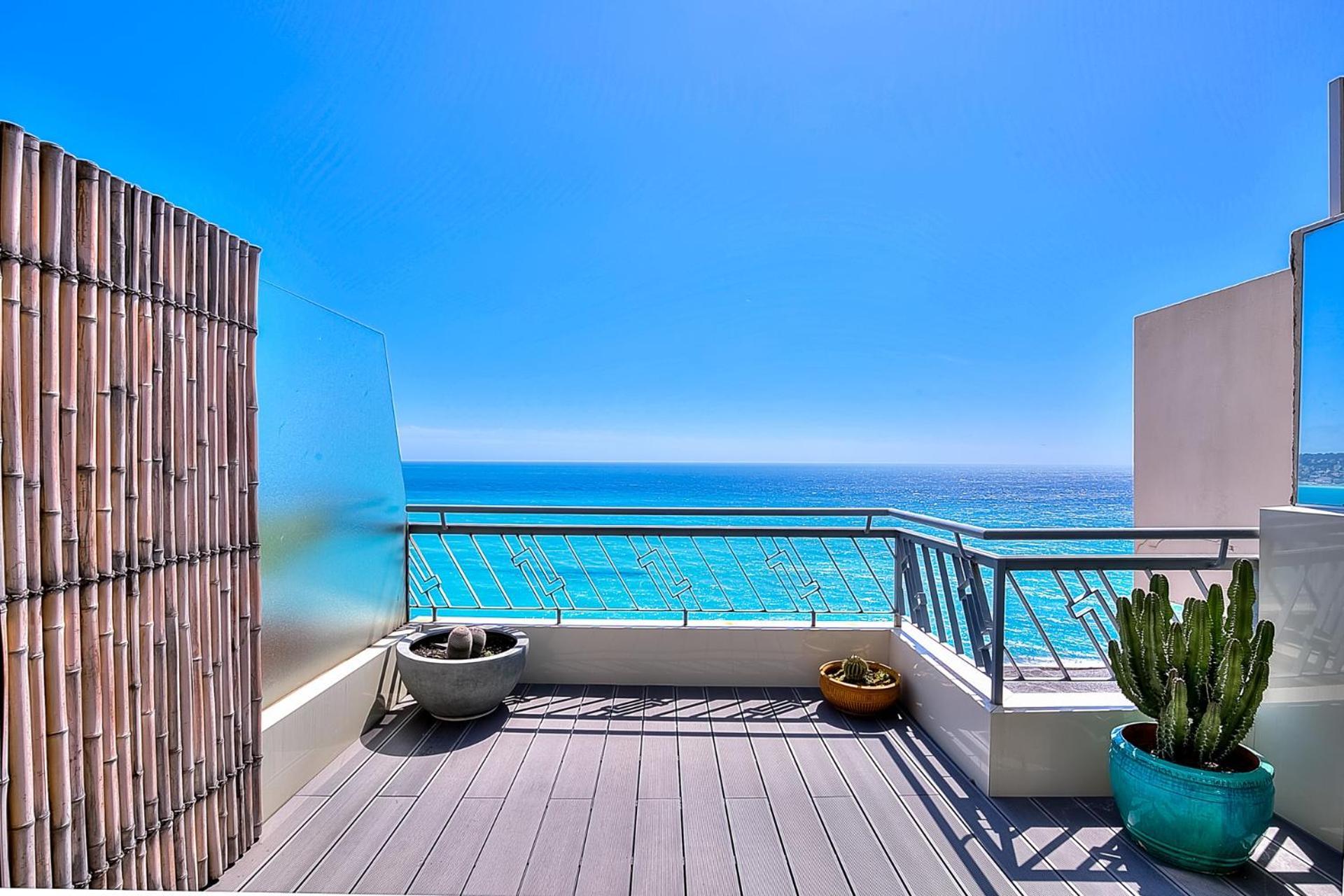 Апартаменти Le Florentina, Dernier Etage Avec Terrasse, Vue Sur La Baie Des Anges Ніцца Екстер'єр фото